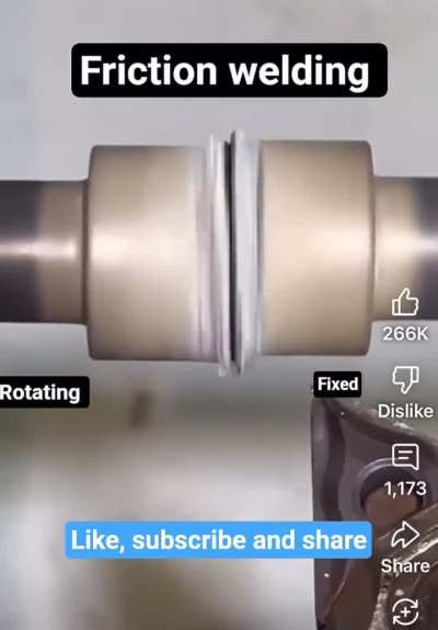 Friction welding sounds DOPE 🔧