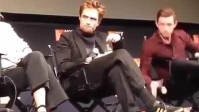 Tom Holland Breaks His Chair During A Panel