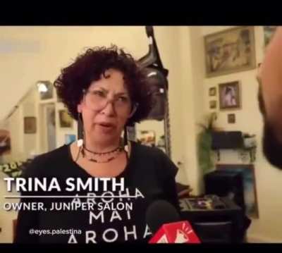 An Australian salon owner kicked out an Israeli soldier from her business for killing babies in Gaza and gets harassed by a news journalist