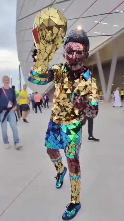 This Brazilian’s costume at WC