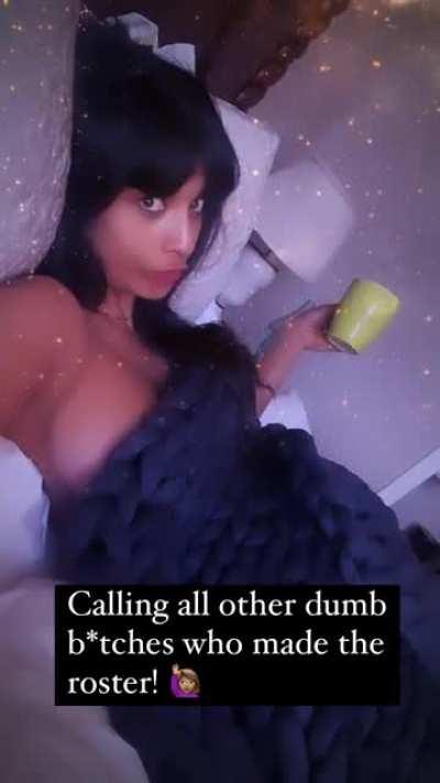 Jameela Jamil silly and sexy on IG