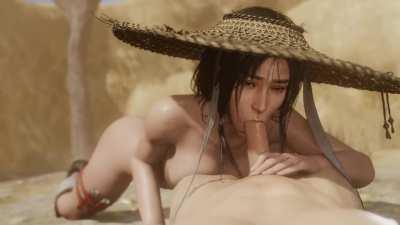 Hong Jing blowjob (Lazyprocrastinator) [Wo Long]