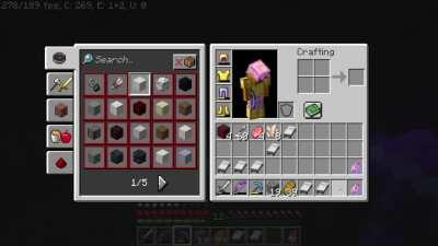 Me and my friend mining for Ancient Debris