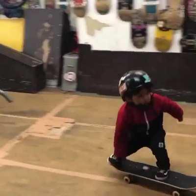 Hold my juice box while I skate like a pro.