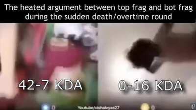 This just happens so often its either a boost in morale or an instaloss