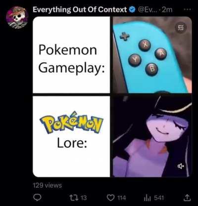 Pokémon gameplay vs Pokémon lore