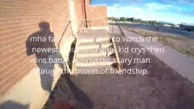 mha fans on their way to watch the newest episode of little kid cries