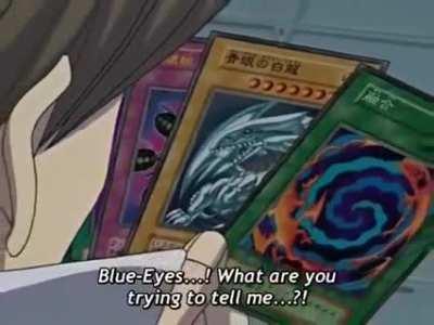 Kaiba chooses Blue Eyes over God [Yu-Gi-Oh!]