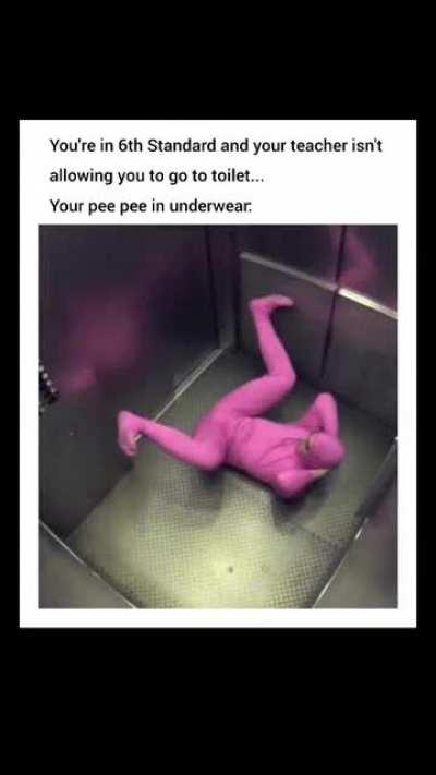 May I go to toilet, teacher?