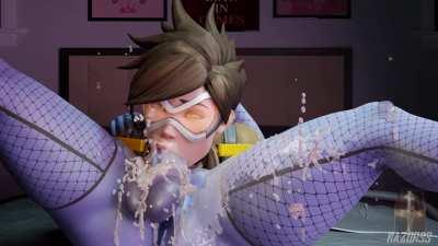 [Tracer x Widomaker Futa] (Raz0r33) [overwatch]