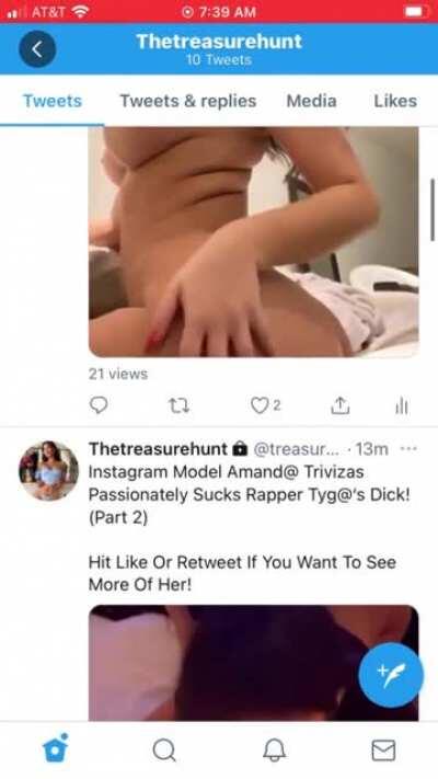 Instagram Baddie Amand@ Trivizas Loves Rubbing Her Naked Body For You! Twitter:@treasurehuntsh