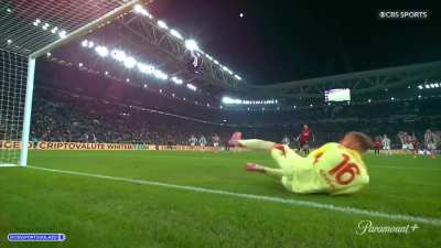 Christian Pulisic penalty miss against Juventus 53'