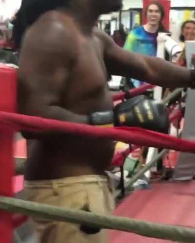 To call out the smallest guy in the gym