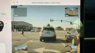 Thinking you’re fast enough to cross the street before the light turns.