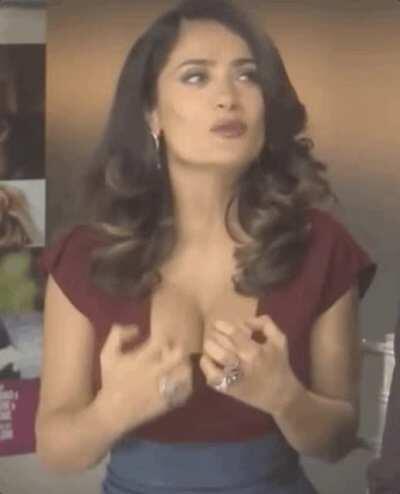 Salma Hayek's tits have only gotten better since 2012