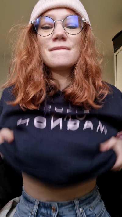 I love winter because it's easier to spring surprises