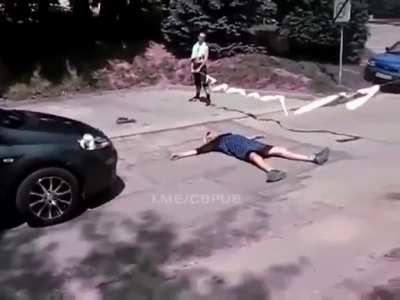 His lifelong dream was to become a human speed bump