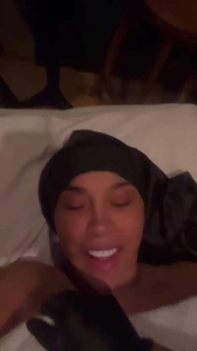 Nip slip while getting massage 😳