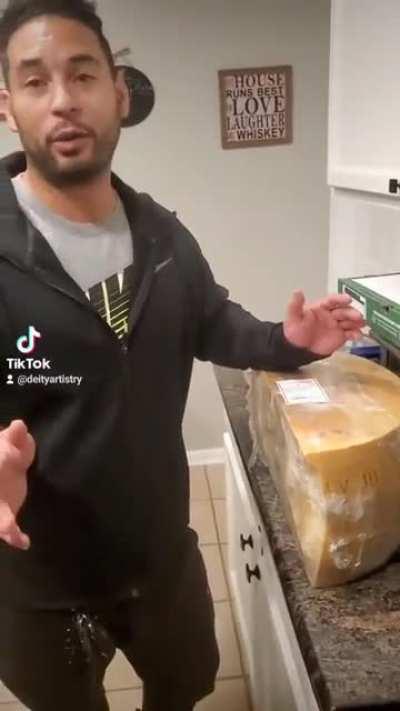 Just a guy and his cheese