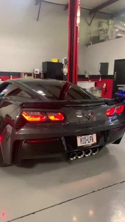 Stage 2 performance upgrade on a 2017 Z06 by @Vengeance Racing in Cumming, GA! Bigger supercharger pulleys, long tube headers, and cam. Should make about 850 at the crank when it’s done. Sounds INCREDIBLE!