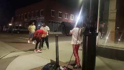 A 28-year-old man has been sentenced to seven years in prison after he was caught on camera beating a 12-year-old boy dancing on a sidewalk in Missouri.