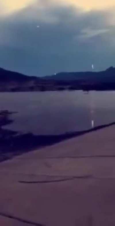 Bullets bouncing on water