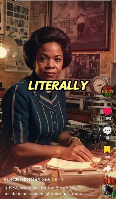 Black history 365 - Marie Van Britten Brown