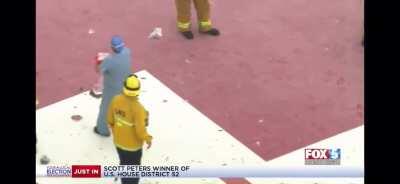 Helicopter carrying heart for a transplant crashes. Amazingly the heart was recovered, but was then dropped on the ground as the doctor carrying it trips.