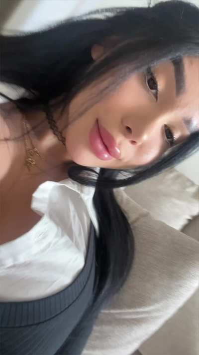 Would you rather feel my tits pressed against your chest or my girlcock pressing against your lips?