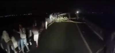 Driving at night in France