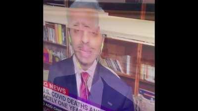 My parents tv at lunch vs. when I stopped by after work 3 hours later