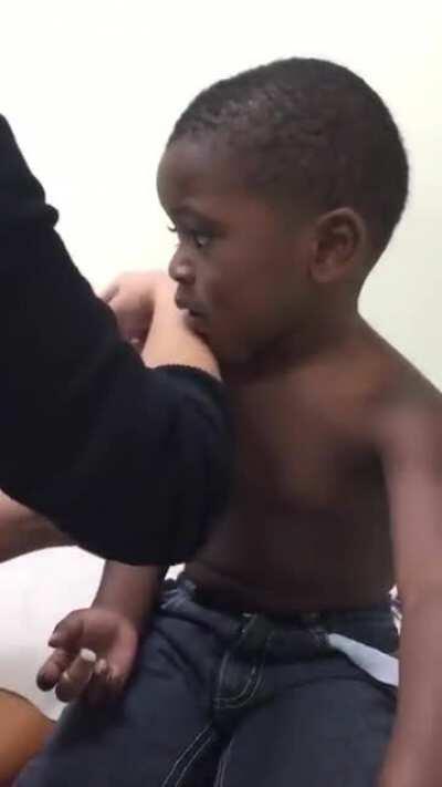 Getting vaccinated as a child was truly a hardcore experience