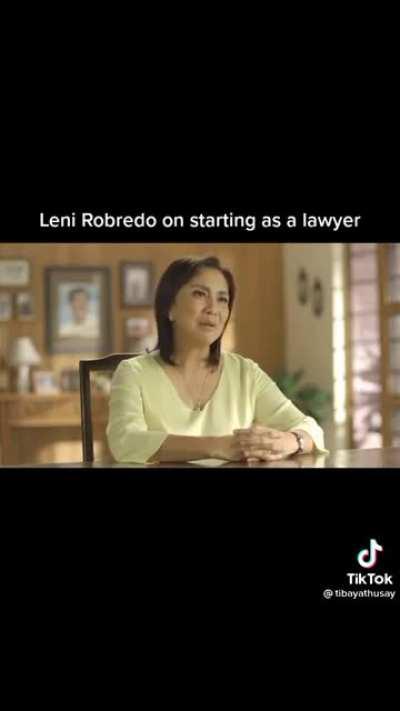 Leni Robredo on failing the bar exams, passing the bar, and being a lawyer in service of the poor