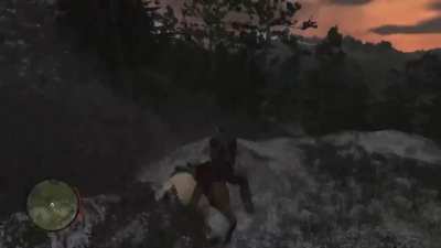 [Red Dead Redemption]crazy way to get knocked off a horse