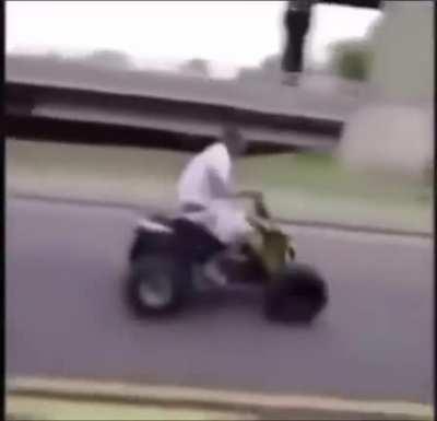 Not a car but still and idiot