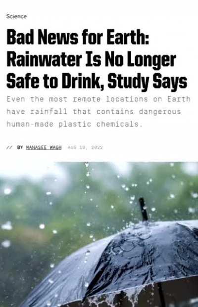 the water tastes kind of spicy