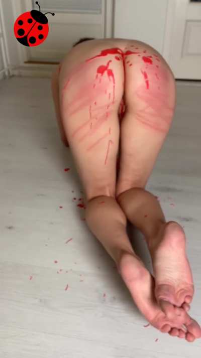 Had my wax filled ass caned