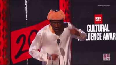 Tyler the creator shouted out carti at the BET Awards