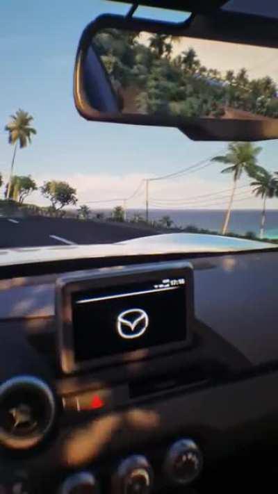 Seaside strolling in a tropical island (PCVR with Quest 2, Assetto Corsa)