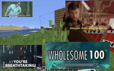 MINECRAFT STEVE DESTROYS FORTNITE EMOJI INSTAGRAM ANTIVAXXER NORMY FT. KEANU CHUNGUS MUSK (WHOLESOME 100) (JOIN THE BRO ARMY) FUNI MOVIE 240P