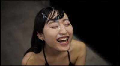 Messy facial for Himari Ogawara