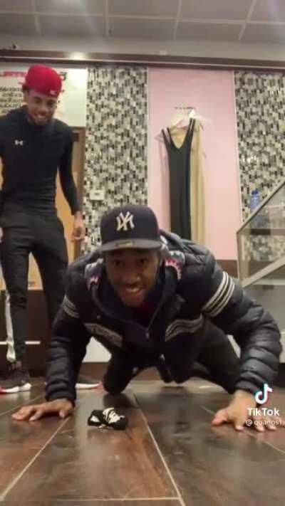 The baby and his gf having fun soon 😩