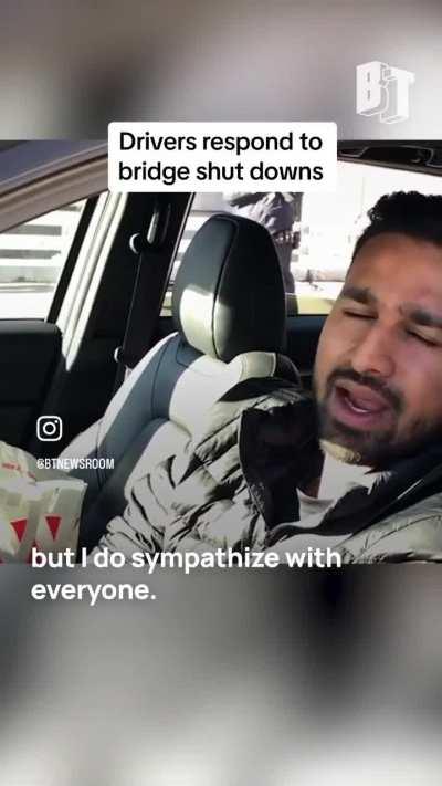 The corporate-owned media portrays every driver stopped by the Palestine solidarity disruptions as enraged and hostile to the movement.