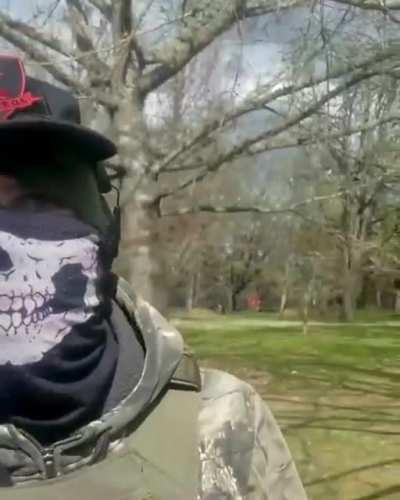 Is this little Nazi about to cry?