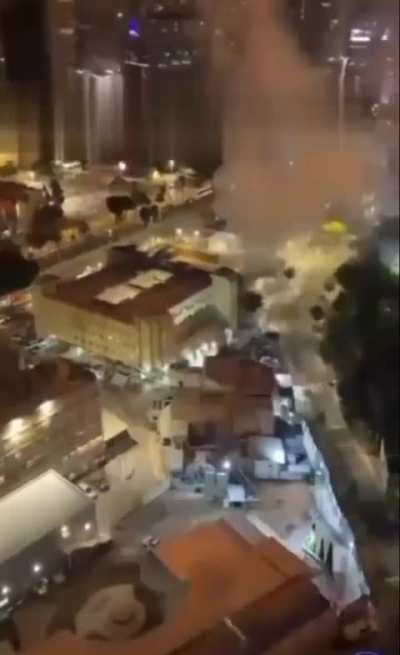 Israeli air defence system being targeted by Iranian BM 15/6/2025