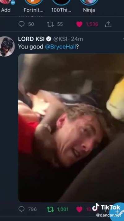 He don’t want the smoke