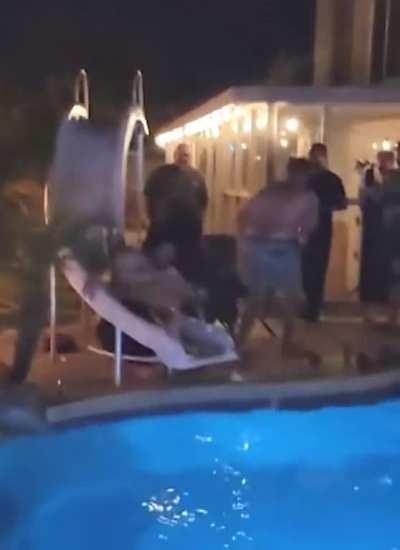 HMF while I go down the slide