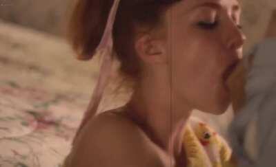 Amy Hood in 'Promiscuities' trailer [Scene was cut from the movie]