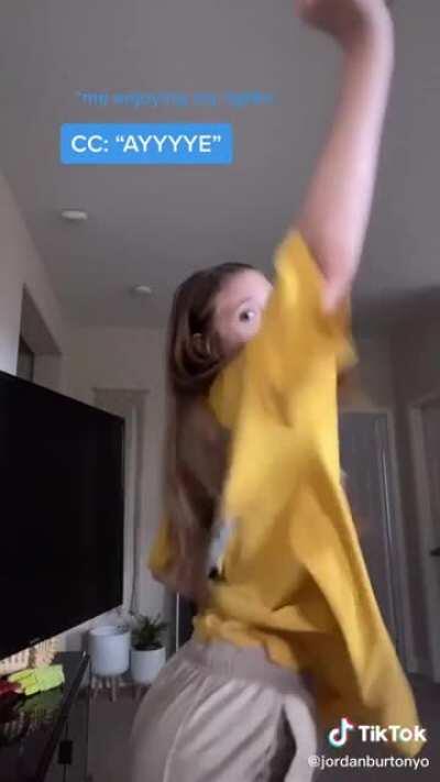 Jordan enjoyin her rights