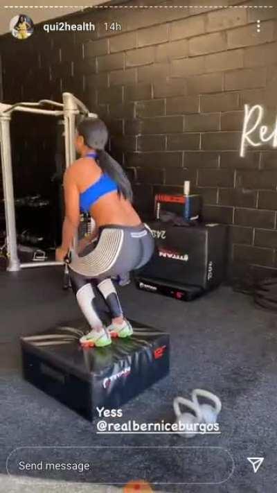 bernice workout session